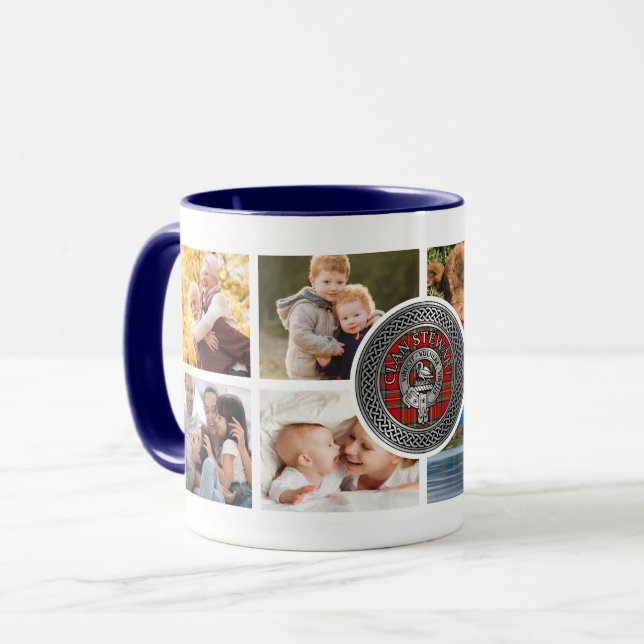 Taza Clan Stewart | Stuart Personalized Family Mug (Anverso izquierdo)