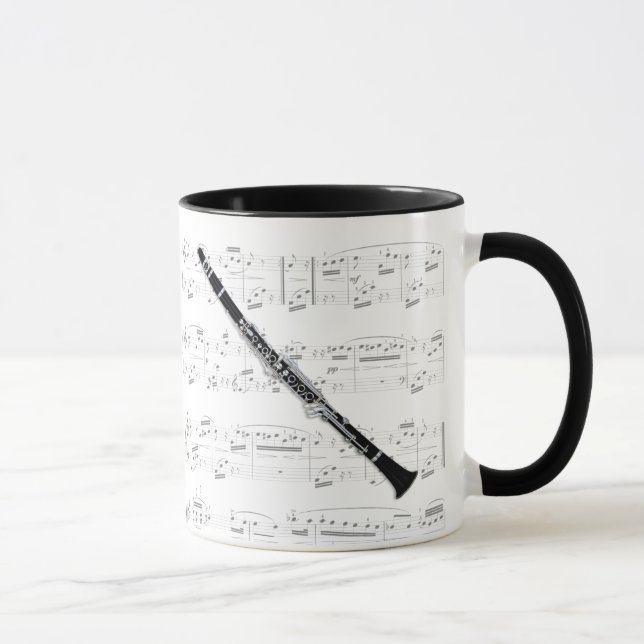 Taza - Clarinet con partitura (Derecha)