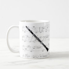 Taza - Clarinet con partitura