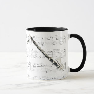 Taza - clarinete bajo con partitura