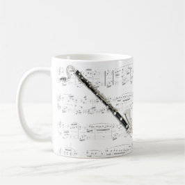 Taza - clarinete bajo con partitura