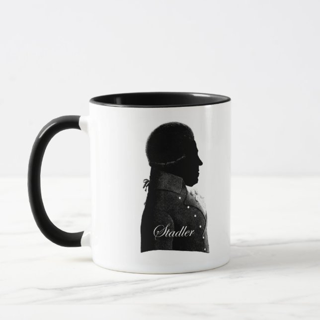 Taza Clarinetista Anton Stadler y compositor Mozart Mug (Izquierda)