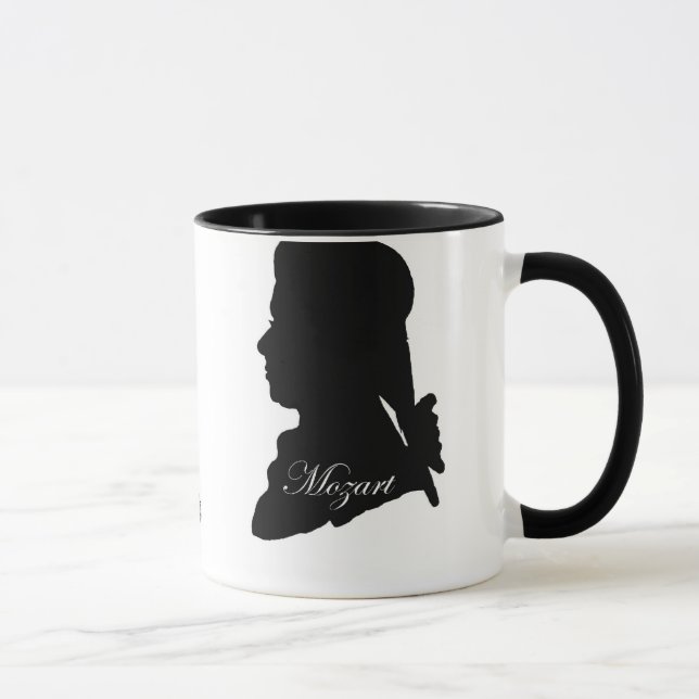 Taza Clarinetista Anton Stadler y compositor Mozart Mug (Derecha)