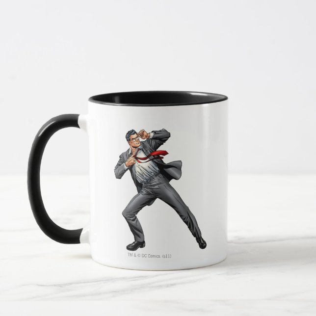 Taza Clark cambia a Superman (Izquierda)