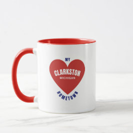 Taza Clarkston Michigan Hometown Coffee Mug