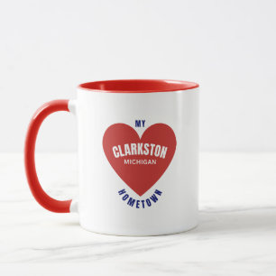Taza Clarkston Michigan Hometown Coffee Mug