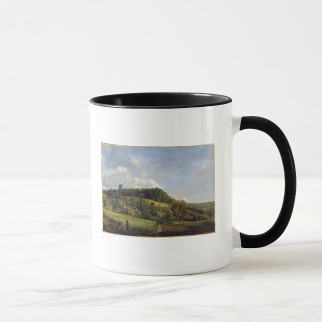 Taza Claro cerca de un pueblo, 1833 del bosque (Derecha)
