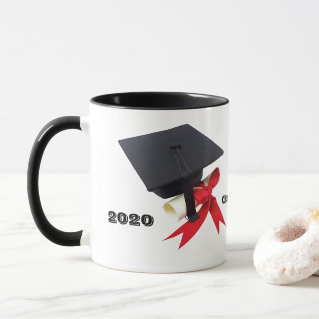 Taza Clase de 2020 Día de Graduación Café Mug by Janz (Con donut)