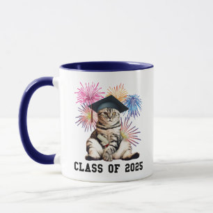 Taza Clase de 2025 Cat Lover