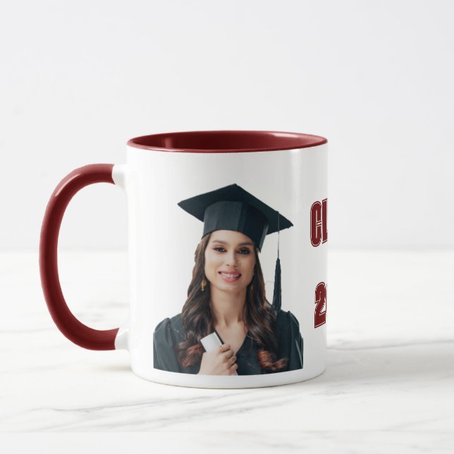 Taza Clase De, Graduación Foto Mug (Izquierda)