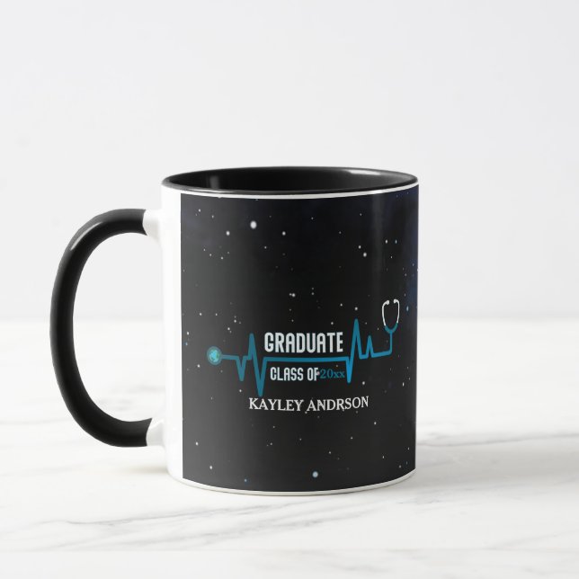 Taza Clase De personalizado De 2023 Graduación De Enfer (Izquierda)