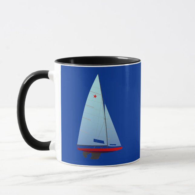 Taza clase olímpica del onedesign del velero de las (Izquierda)