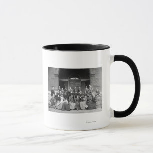 Taza Clase preparatoria mayor en la universidad de Fisk
