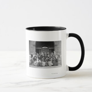 Taza Clase preparatoria superior en la Universidad Fisk