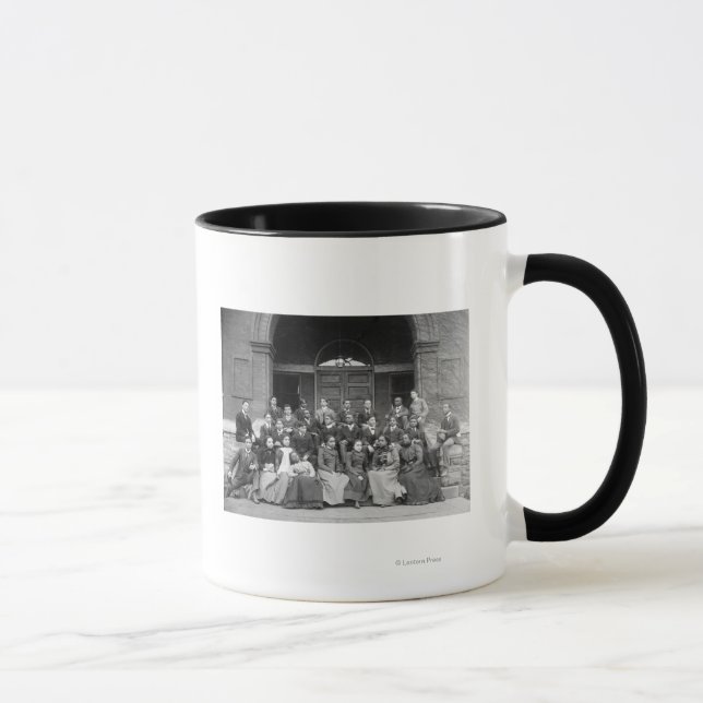Taza Clase preparatoria superior en la Universidad Fisk (Derecha)