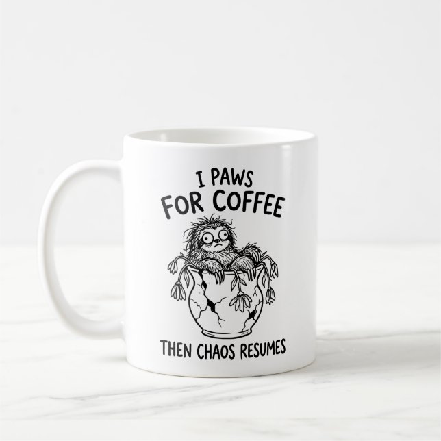 Taza Clásica de Café Sip Sloth Magic (Izquierda)