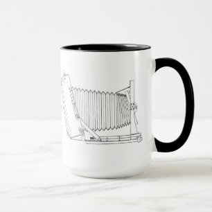 Taza clásica de la cámara de visión