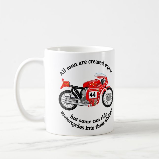 Taza clásica de la motocicleta (Izquierda)