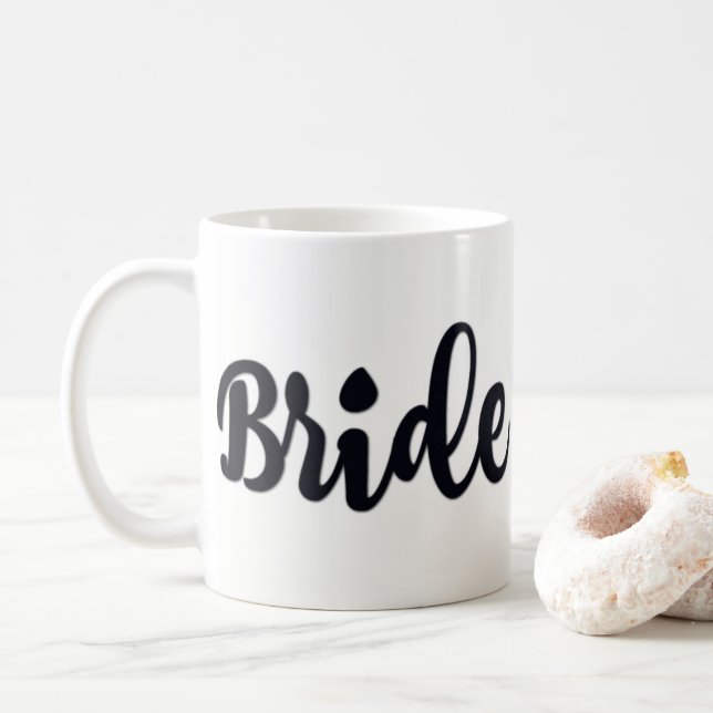 taza clásica de la novia de 11 onzas (Con donut)
