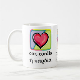 Taza clásica de la tarjeta del día de San Valentín