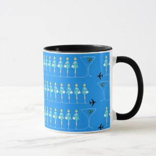 Taza clásica del asistente de vuelo