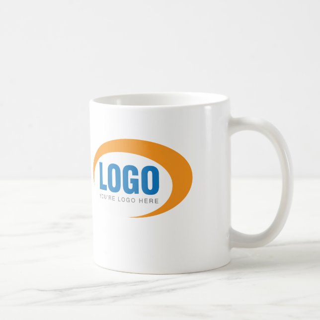 Taza clásica del blanco 10oz del negocio de (Derecha)