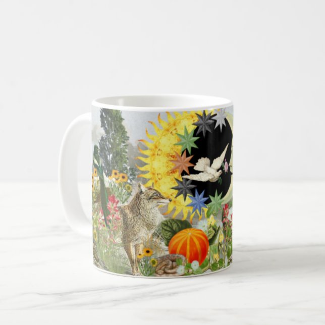 Taza clásica del café del eclipse solar (Anverso izquierdo)
