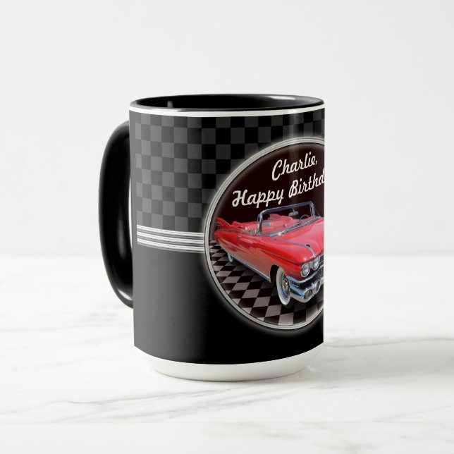 Taza clásica del fiesta de Cadillac (Anverso izquierdo)