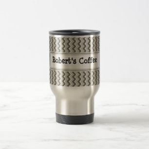 Taza clásica del viaje de Chevron de la ondulaci