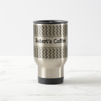 Taza clásica del viaje de Chevron de la ondulación