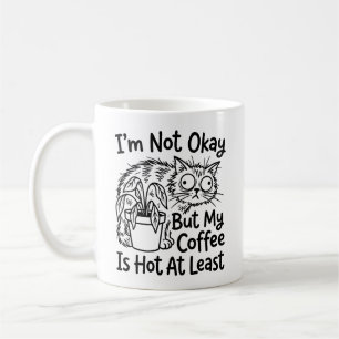 Taza Clásica: Frase de Café del Gato Tomcat Amante