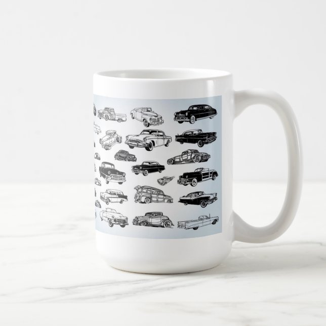 Taza clásica fresca de los coches (Derecha)