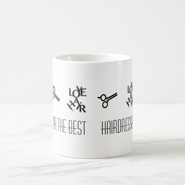 Taza clásica para el peluquero (Centro)