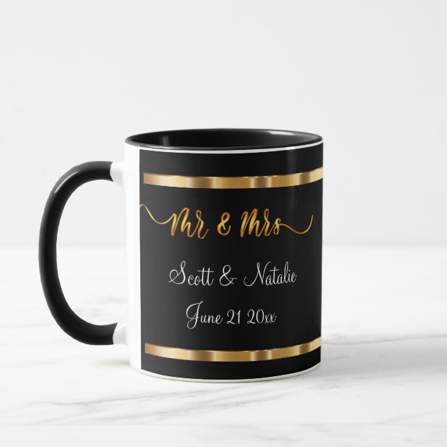Taza Clásico Boda de moda conmemorativo de los Mugs de  (Izquierda)