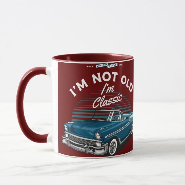 TAZA CLÁSICO CHEVY BEL AIRE CONVERTIBLE 1956 (Izquierda)