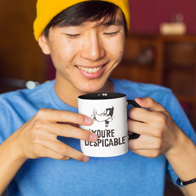 Taza Clásico DAFFY DUCK™ "Eres Despreciable" (Subido por el creador)