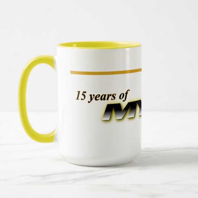 Taza Clásico de MEYETV - 15 años (Izquierda)