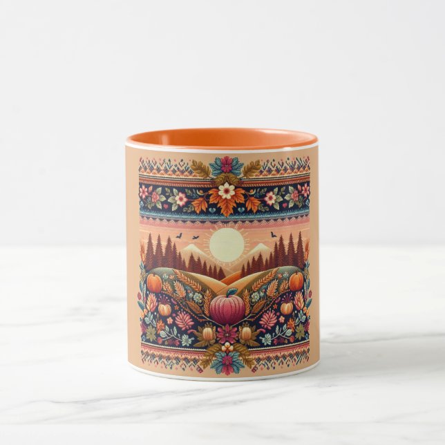 Taza Clásico Fair Isle Otoño (Centro)
