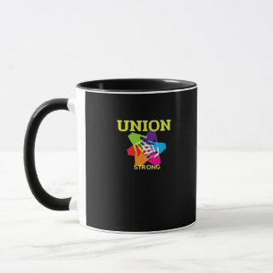 Taza Clásico fuerte de la Unión - Día del Trabajo