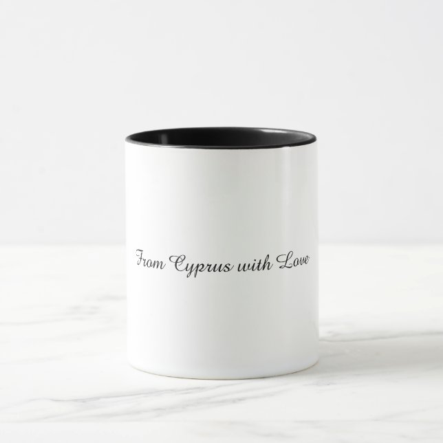 Taza Clásico Mug (de Chipre con amor) (Centro)