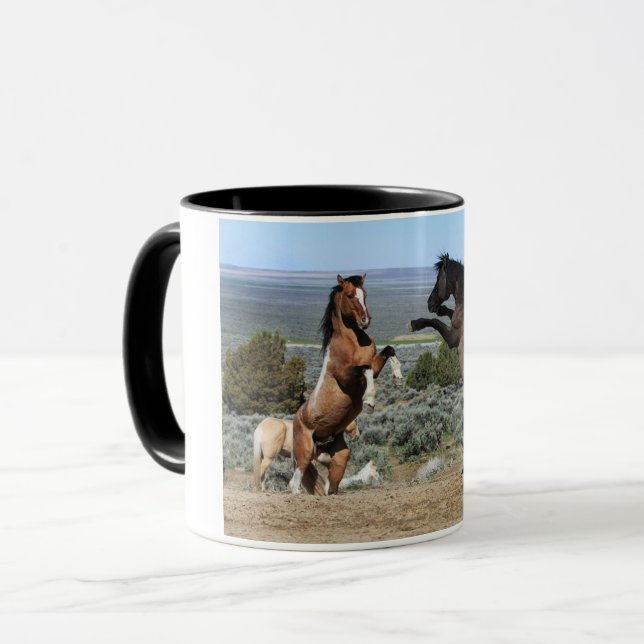 Taza Clásico Mustang salvaje, 11 oz (Anverso izquierdo)