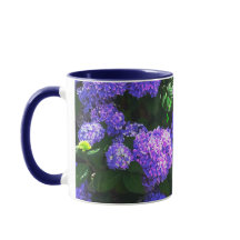 Clásico púrpura Hydrangea Mug