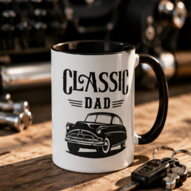 Taza Classic Dad Vintage Car Coffee  (Subido por el creador)