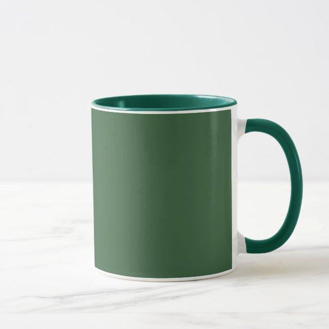 Taza Classic Solid Hunter Green Mug for Everyday Use (Derecha)