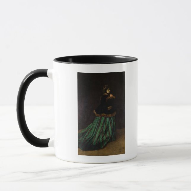 Taza Claude Monet el | la mujer en el vestido verde, (Izquierda)
