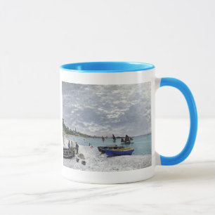 Taza Claude Monet el   la playa en Sainte-Adresse