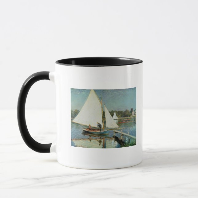 Taza Claude Monet el | que navega en Argenteuil, c.1874 (Izquierda)