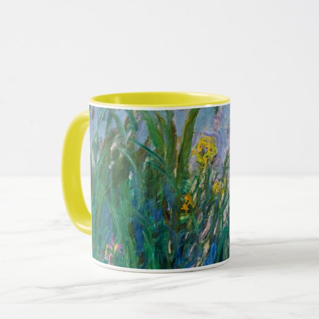 Taza Claude Monet - Lirios (Iris) (Anverso izquierdo)