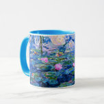 Taza Claude Monet - Water Lilies, 1919, famoso cuadro<br><div class="desc">Pintura de Monet de Water Lilies,  1919,  hermosa taza de café de arte fino.</div>