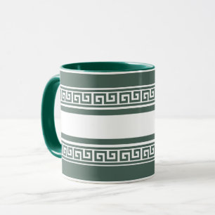Taza Clave griega verde
